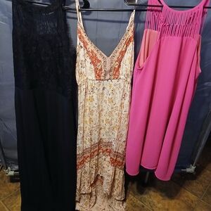 Black dress , Angie dress & loveriche long blouse